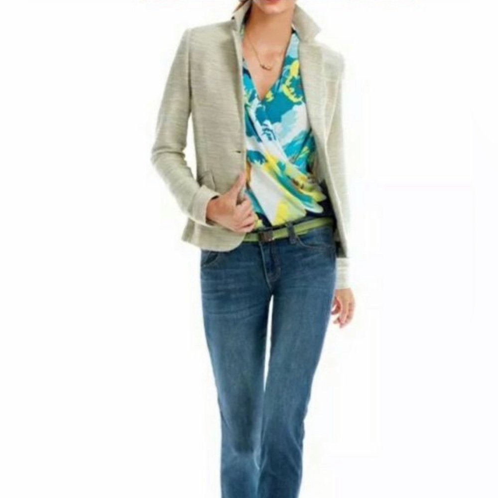 CAbi Spring Blossom Floral Faux Wrap Blouse | Size: Small